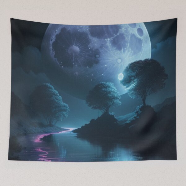 Item preview, "Moon of Bright Rivers" designed and sold by FirsDraw-.