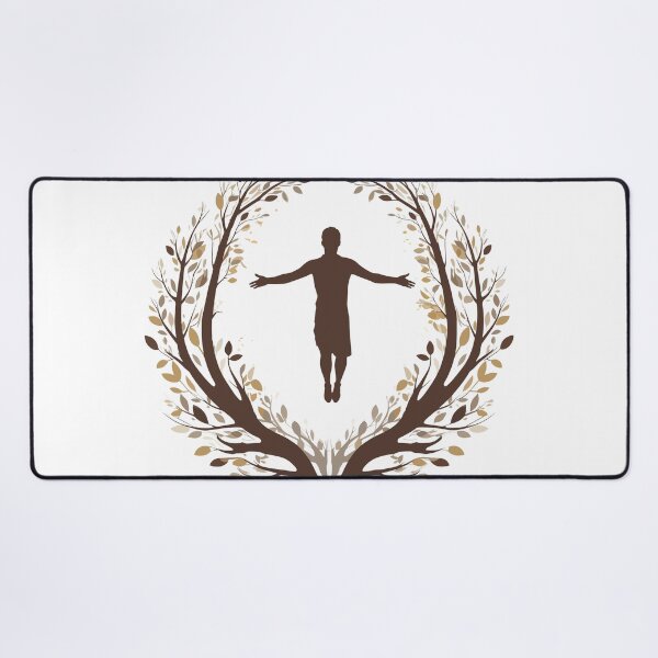 Item preview, Nature Forest Motivational Wellbeing Positivity Empowerment Inspirational Good Vibes designed and sold by jasmunart.