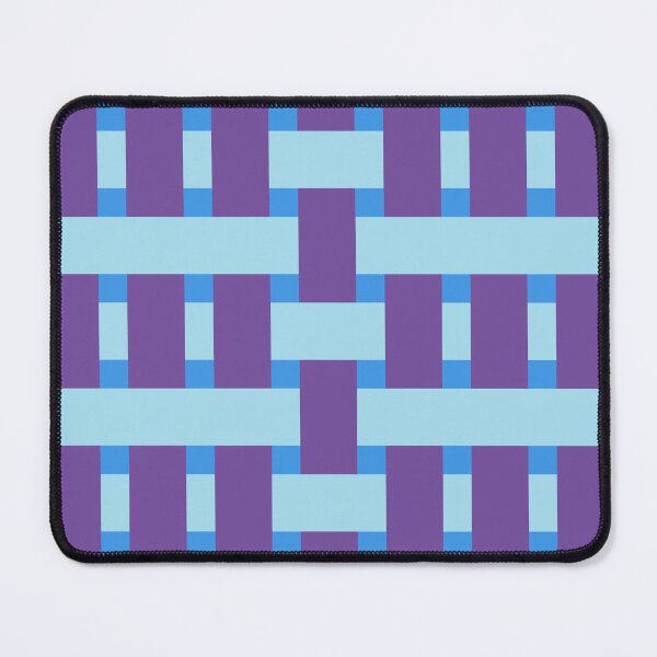 Item preview, Fabric Weave Types #05 - Weft Rib Weave Irregular Pattern - Vibrant Colors - Purple and Blue designed and sold by DesignCentrum.