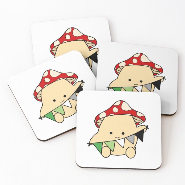 Item preview, Aromantic flag mushroom designed and sold by bookwoof.