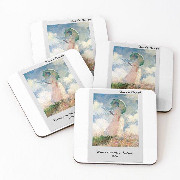 Item preview, Woman with a Parasol, Facing Left, 1886 by Claude Monet designed and sold by polart-film.