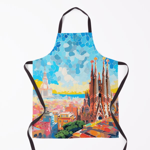 Item preview, A Pop Art Travel Print of Barcelona - Spain designed and sold by StudioRedKoala.