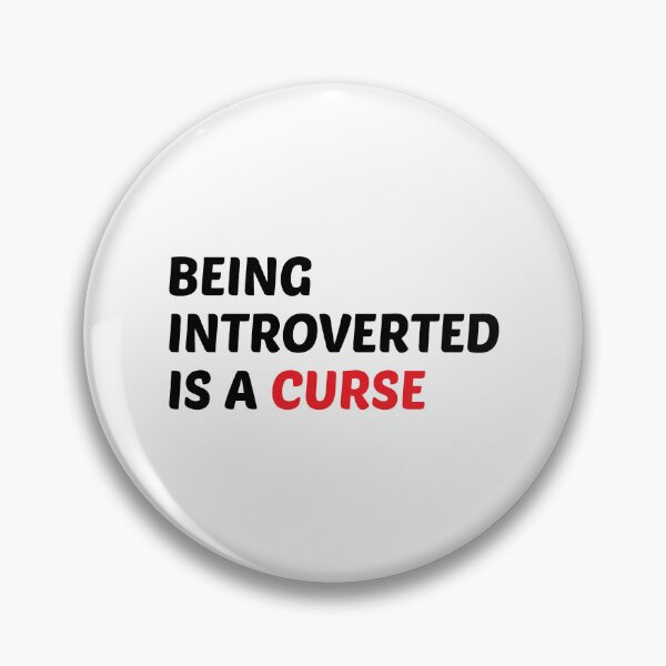 Item preview, Introverted curse designed and sold by BeCoolByHarun.