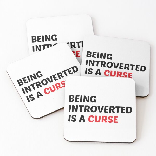 Item preview, Introverted curse designed and sold by BeCoolByHarun.