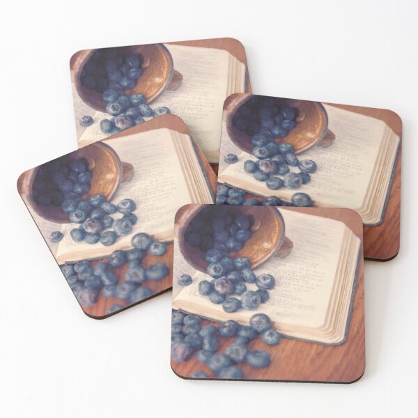 Item preview, Blueberries and the Bible Fruit on the good book designed and sold by Chellie Bock.