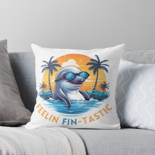 Item preview, Feelin fin-tastic, Cool Dolphin designed and sold by Game-Graphics.