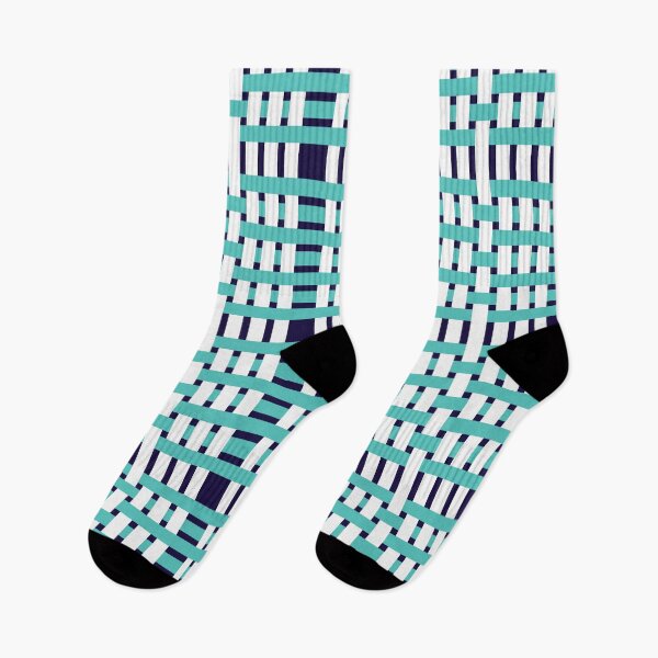 Item preview, Fabric Weave Types #05 - Weft Rib Weave Irregular Pattern - Vibrant Colors - White, Green and Blue designed and sold by DesignCentrum.