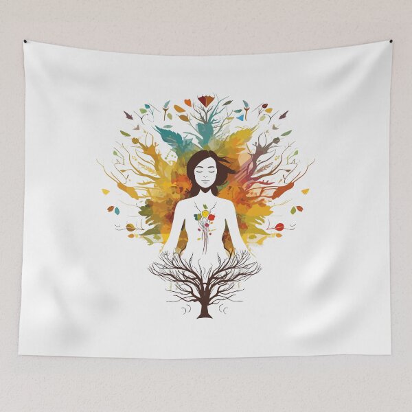 Item preview, Spiritual Wellbeing Positivity Empowerment Inspirational Good Vibes designed and sold by jasmunart.
