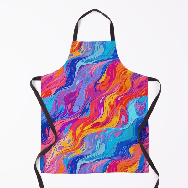 Aperçu de l'œuvre Colorful Abstract Rainbow Flag créée et vendue par TheMerch-er.