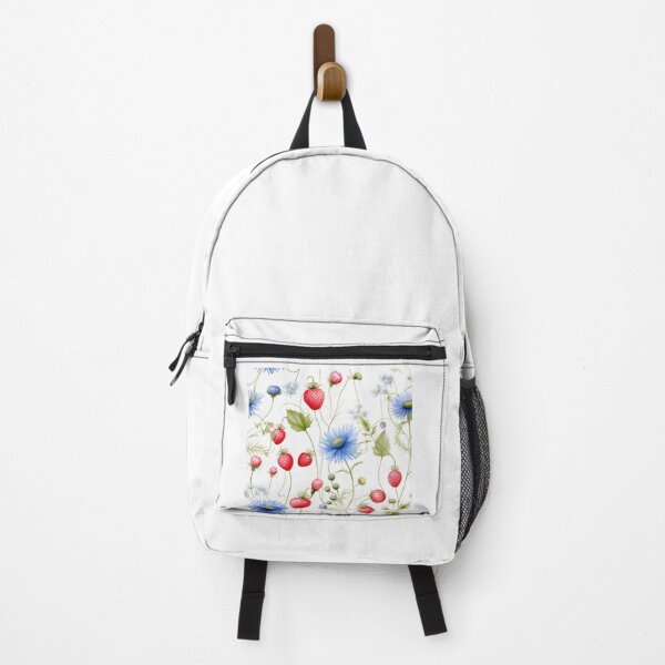 Item preview, Flores azules y fresas designed and sold by dantheman9613.