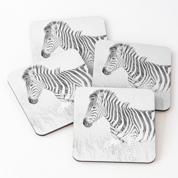 Item preview, High Key Zebra Botswana Africa designed and sold by PhotoArt by Joan Carroll.