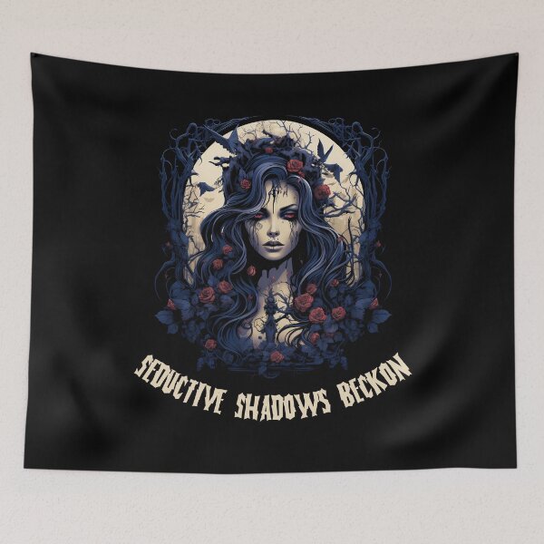 Item preview, Seductive Shadows Beckon - Vampire Artwork designed and sold by BobbyTee Merch.