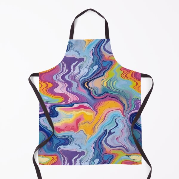 Aperçu de l'œuvre Colorful Abstract Rainbow Flag créée et vendue par TheMerch-er.