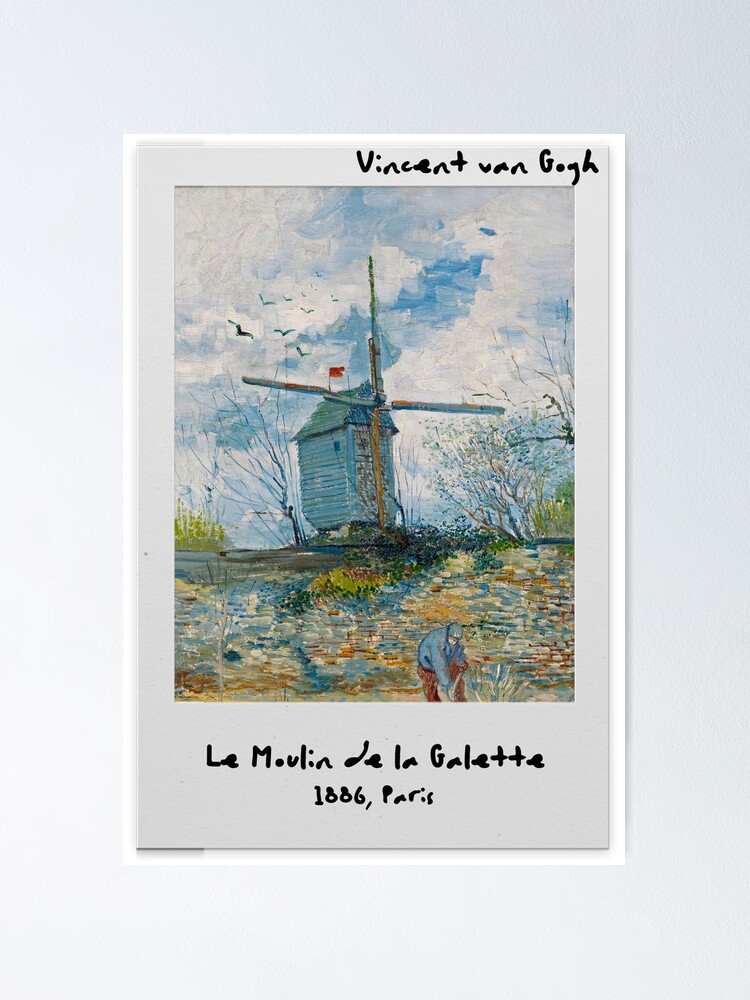 Van gogh moulin de la galette 1886 hotsell