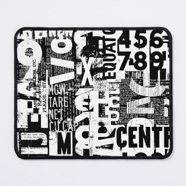Item preview, Grunge Typography Urban Style With Letters And Numbers Black And White designed and sold by artsandsoul.