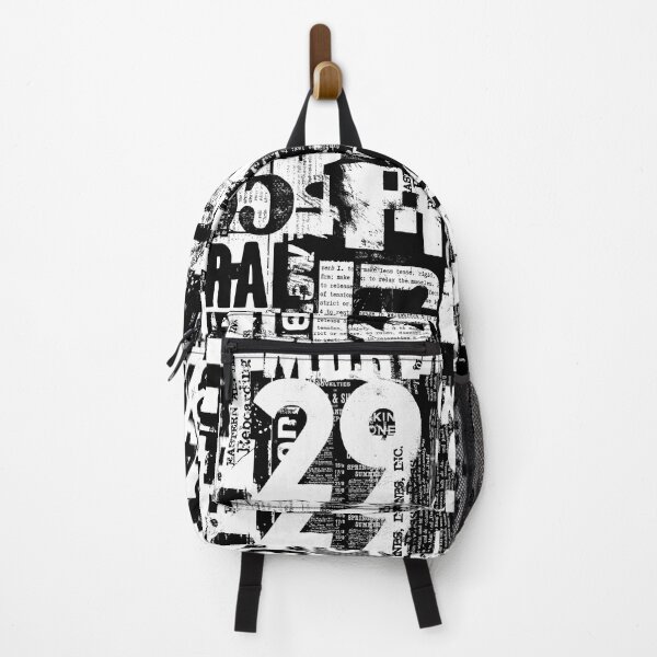 Item preview, Grunge Typography Urban Style With Letters And Numbers Black And White designed and sold by artsandsoul.
