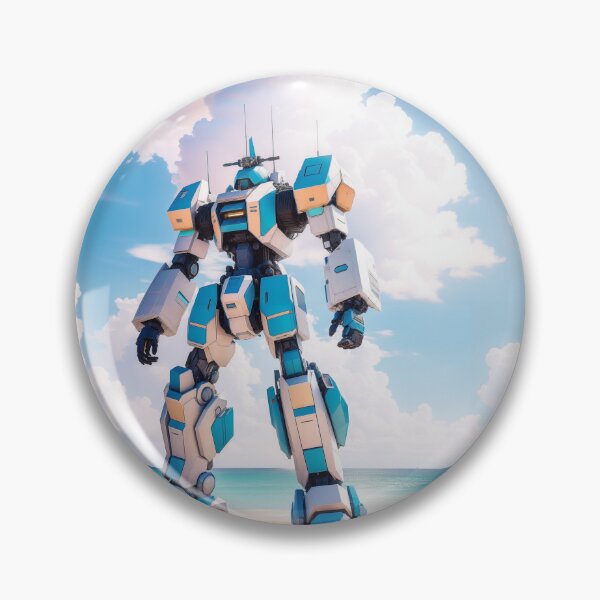 Artikelvorschau, Gundam-Mech-Einheit am Strand entworfen und verkauft von deadkesn.