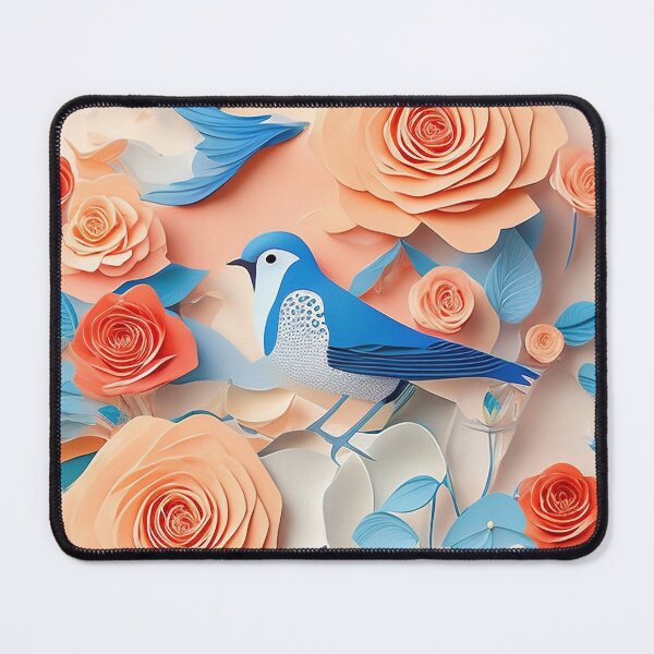 Item preview, Blue Bird on Orose Roses designed and sold by Happy24online.