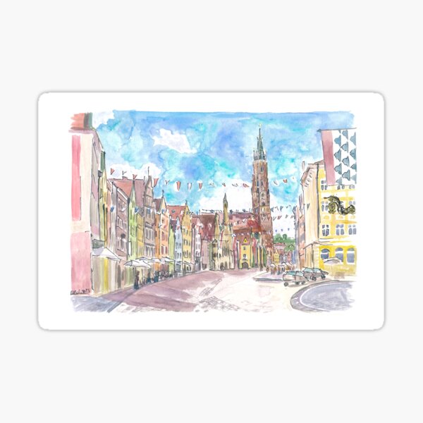 Item preview, Landshut's old town ready for the LaHo after years of waiting designed and sold by artshop77.