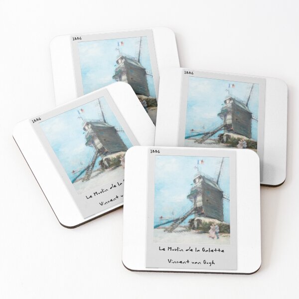 Item preview, Le Moulin de la Galette - 1886 by Vincent van Gogh designed and sold by polart-film.
