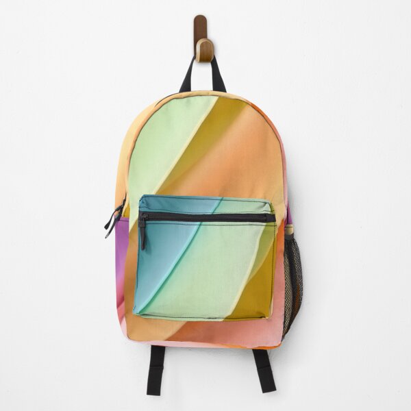 Item preview, Abstract rainbow textile waves background. Curved wave in motion. A soft background with a pastel-colored gradient. Fashion color trends. Soft focus. designed and sold by anytka.