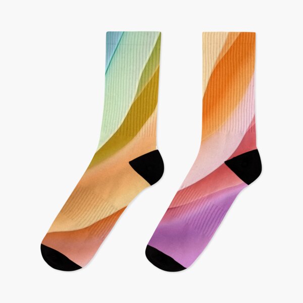 Item preview, Abstract rainbow textile waves background. Curved wave in motion. A soft background with a pastel-colored gradient. Fashion color trends. Soft focus. designed and sold by anytka.