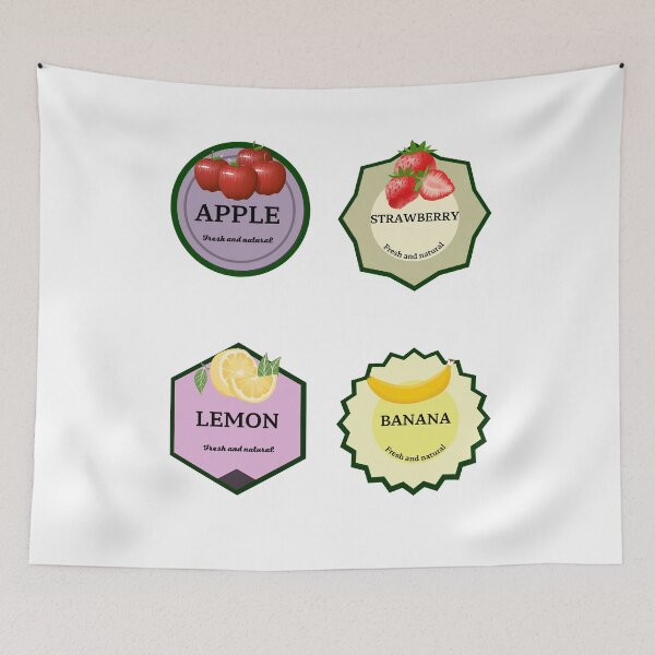Item preview, fruit label designed and sold by laiil.