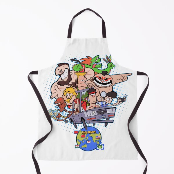 Item preview, Fighting around the world - Street Fighter Cartoon designed and sold by RandomDrewStore.