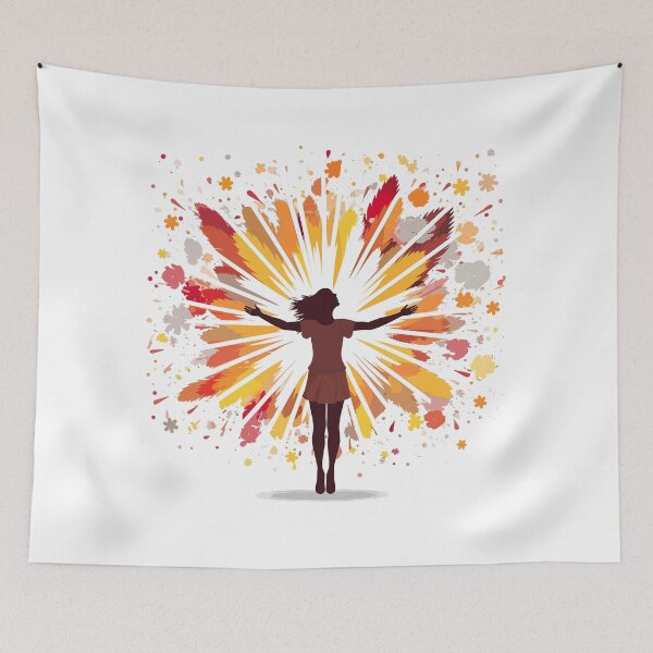 Item preview, Abundance Wellbeing Positivity Empowerment Inspirational Good Vibes designed and sold by jasmunart.