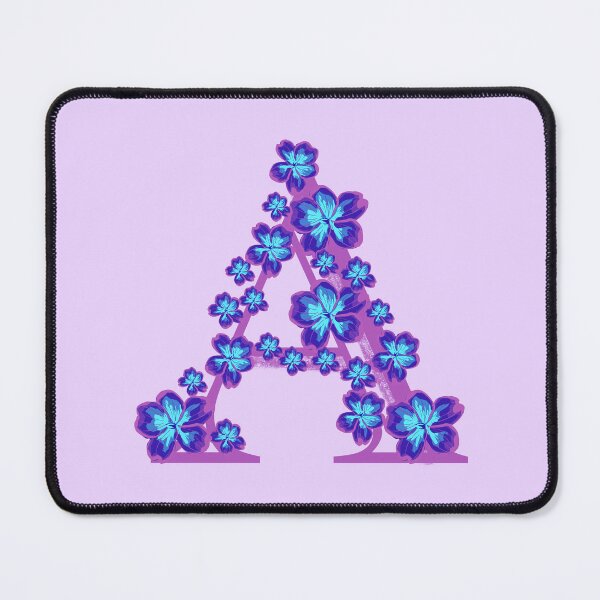 Item preview, Letter A floral monogram designed and sold by Fransyn.