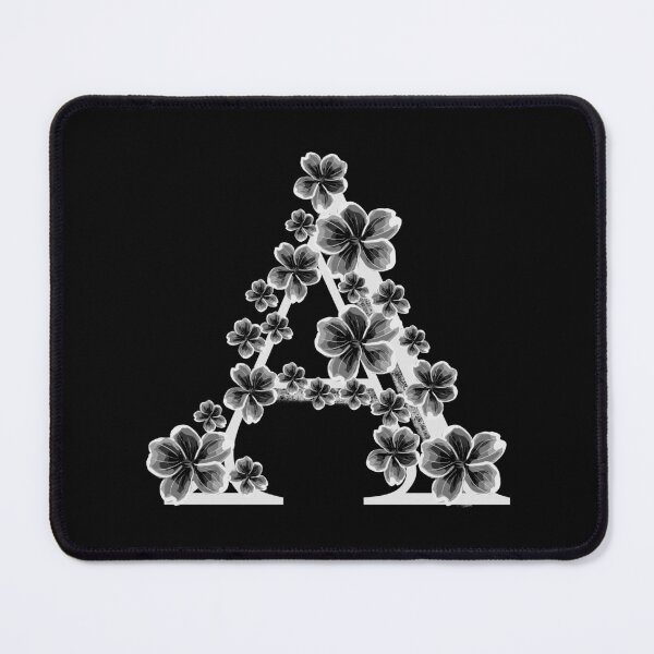 Item preview, Letter A floral monogram designed and sold by Fransyn.