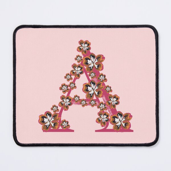 Item preview, Letter A floral monogram designed and sold by Fransyn.