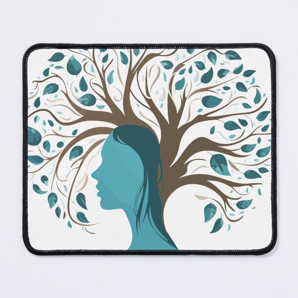 Item preview, Nature Female Wellbeing Positivity Empowerment Inspirational Good Vibes designed and sold by jasmunart.