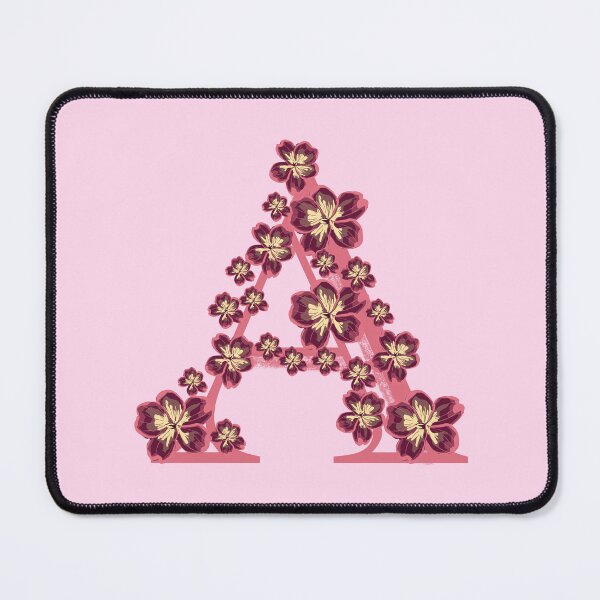 Item preview, Letter A floral monogram designed and sold by Fransyn.