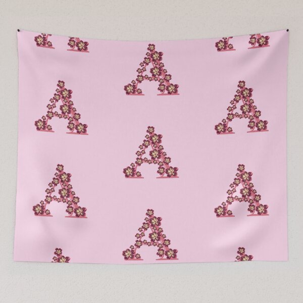 Item preview, Letter A floral monogram designed and sold by Fransyn.