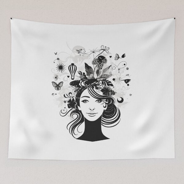 Item preview, Chic Female Wellbeing Positivity Empowerment Inspirational Good Vibes designed and sold by jasmunart.