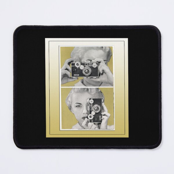 Item preview, Woman with Retro Argus Camera - Vintage Color Graphic designed and sold by Retro Art Factory.