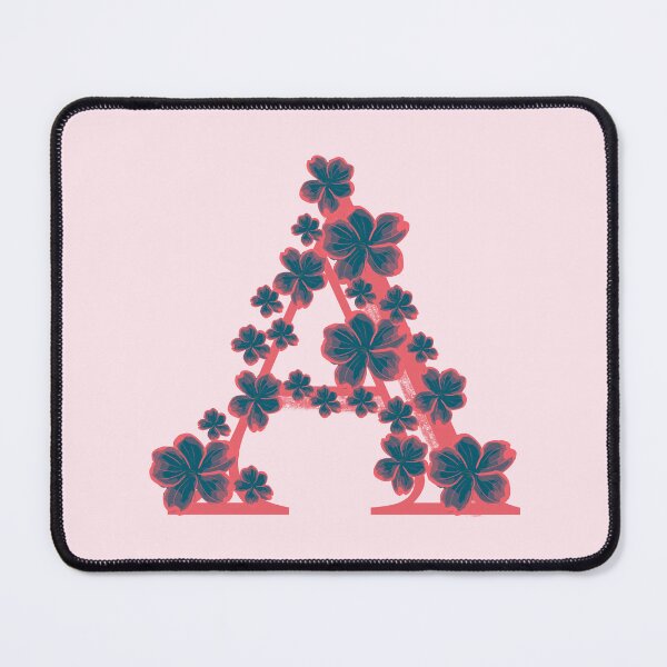 Item preview, Letter A floral monogram designed and sold by Fransyn.