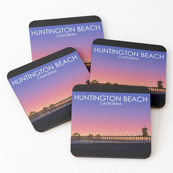 Item preview, Huntington Beach, California, USA, Print designed and sold by summattodraw.