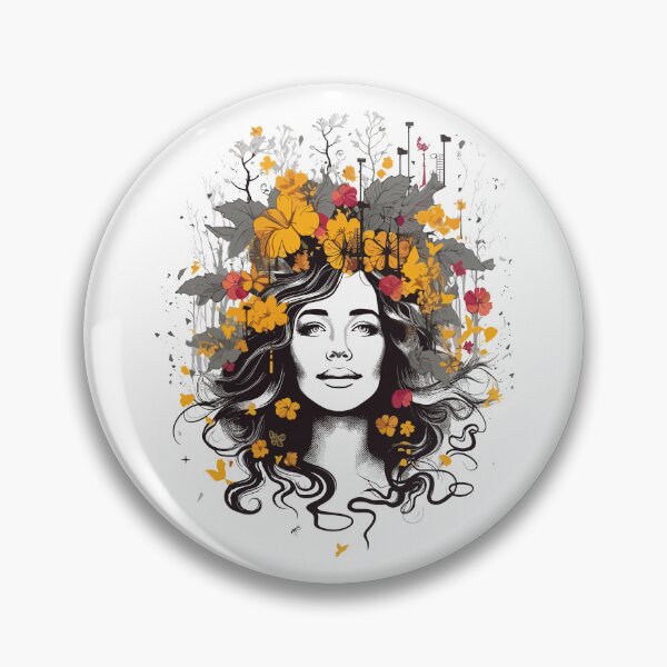 Item preview, Fashion Female Wellbeing Positivity Empowerment Inspirational Good Vibes designed and sold by jasmunart.