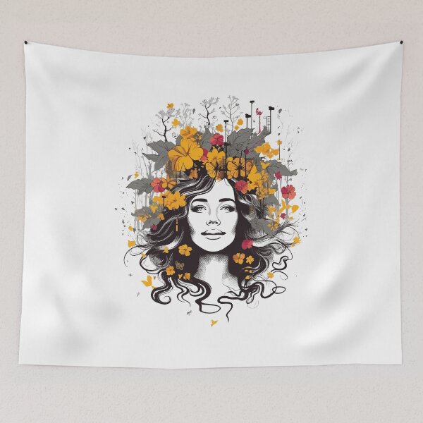 Item preview, Fashion Female Wellbeing Positivity Empowerment Inspirational Good Vibes designed and sold by jasmunart.