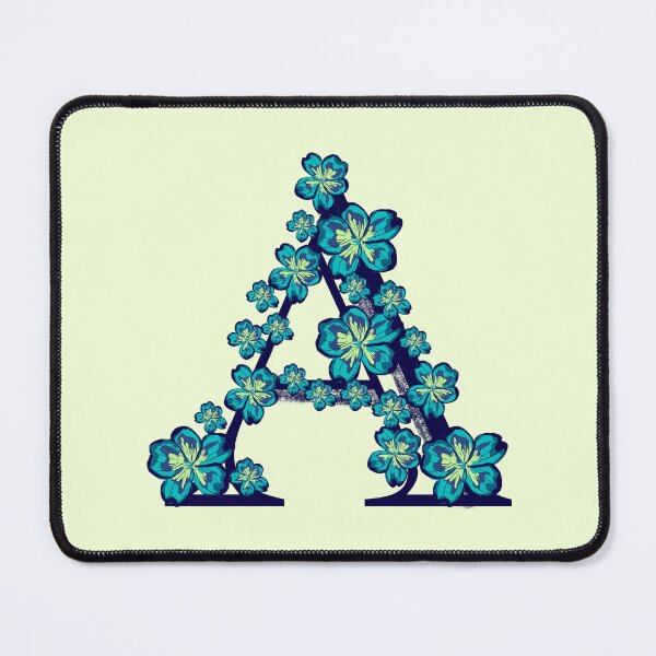 Item preview, Letter A floral monogram designed and sold by Fransyn.