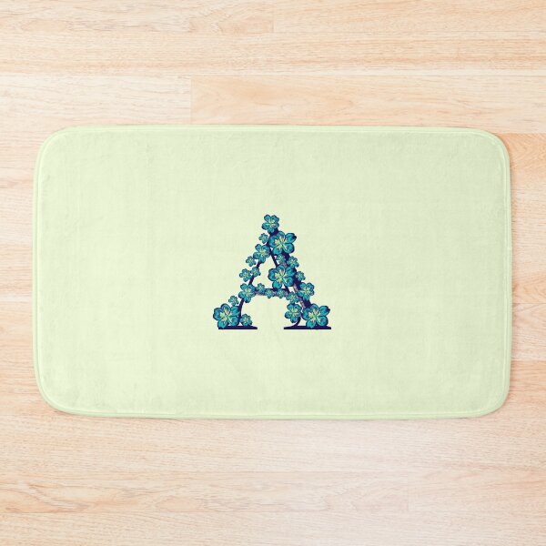 Item preview, Letter A floral monogram designed and sold by Fransyn.