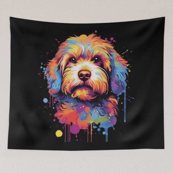 Item preview, Beautiful Colorful Poo Dog designed and sold by LilyBell6.