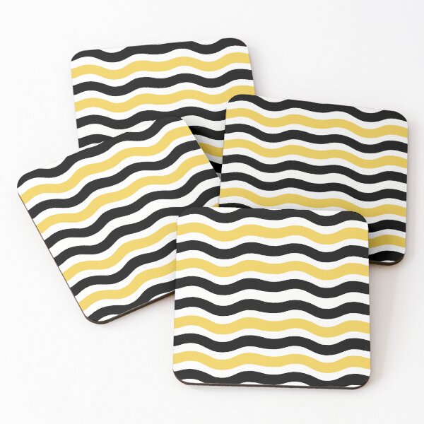 Item preview, Captivating Yellow and black Line Blender pattern - GD23-A259 designed and sold by Gabba Delgado.