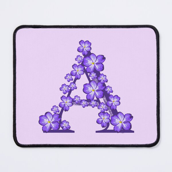 Item preview, Letter A floral monogram designed and sold by Fransyn.