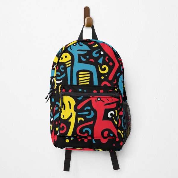 Item preview, Popart style Happy Hoofers: The Dance of the Giraffes - pop art tribute. designed and sold by Moisky Art.