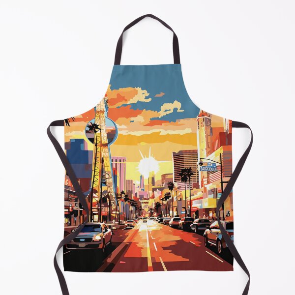 Item preview, A Pop Art Travel Print of Las Vegas - Nevada US designed and sold by StudioRedKoala.