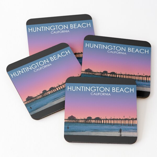 Item preview, Huntington Beach, California, USA, Print designed and sold by summattodraw.