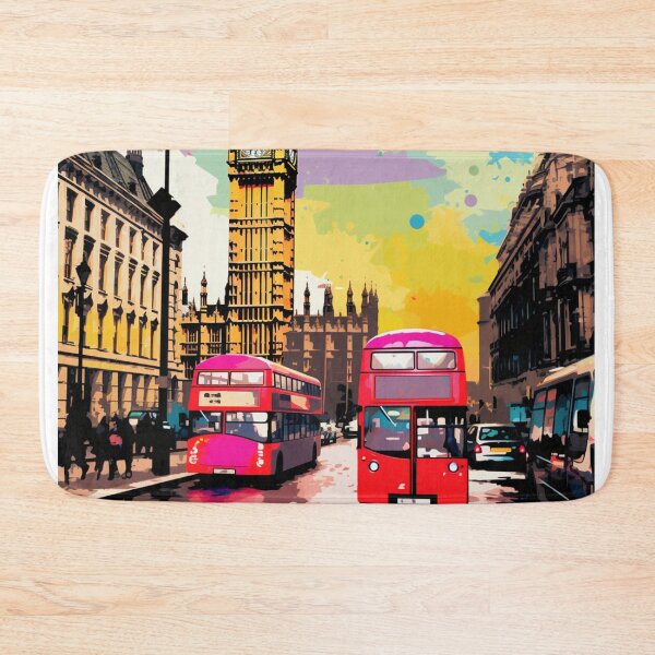Item preview, A Pop Art Travel Print of London - England designed and sold by StudioRedKoala.